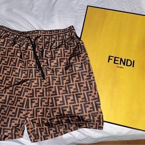Authentic fendi men swimming trunks